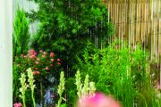 bambusová rohož jako zátaras