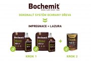 Bochemit systém impregnace a lazury dokonale ochrání dřevo