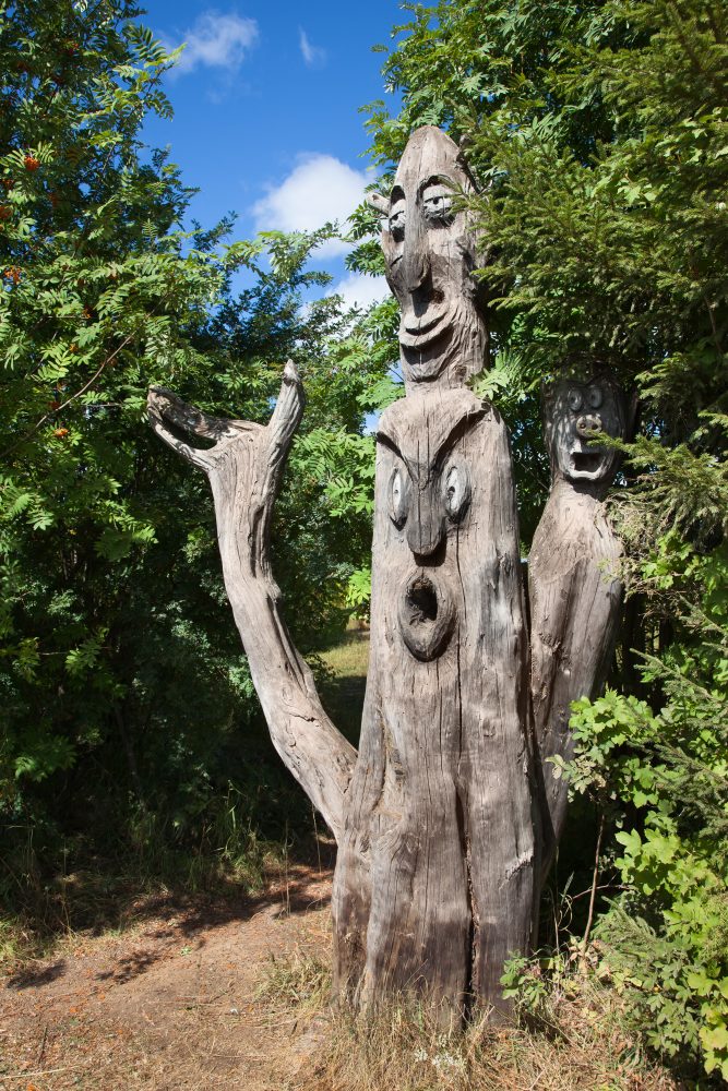 socha z kmene stromu