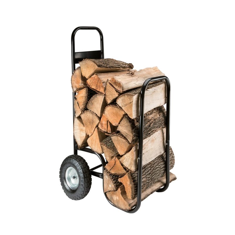 vozík na dřevo