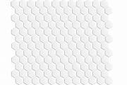 bílá mozaika šestiúhelník