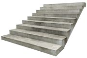 betonový skelet schodiště