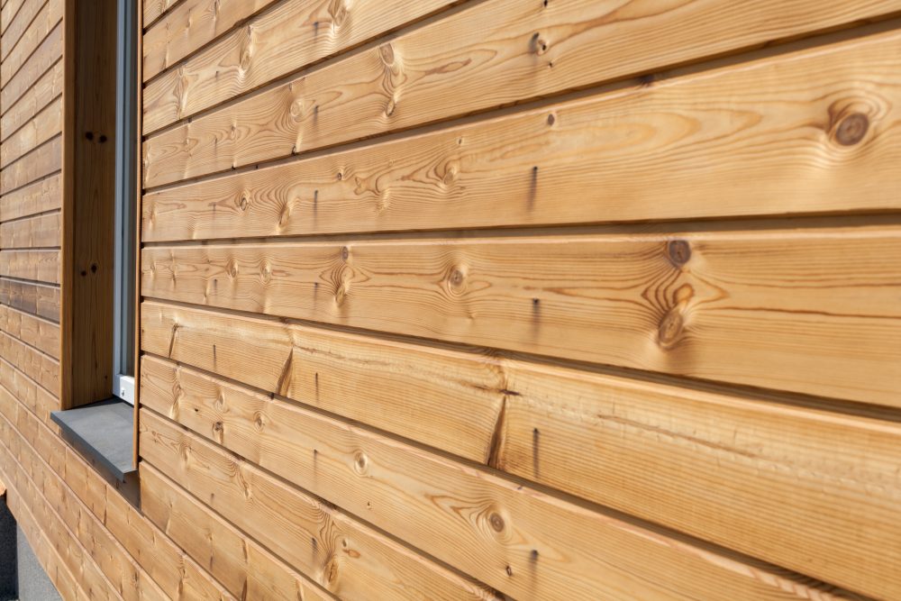 obklad fasády dřevěnými palubkami