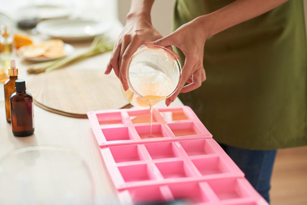 výroba domácího mýdla