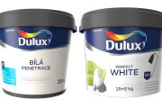 sněhová bílá a penetrace dulux