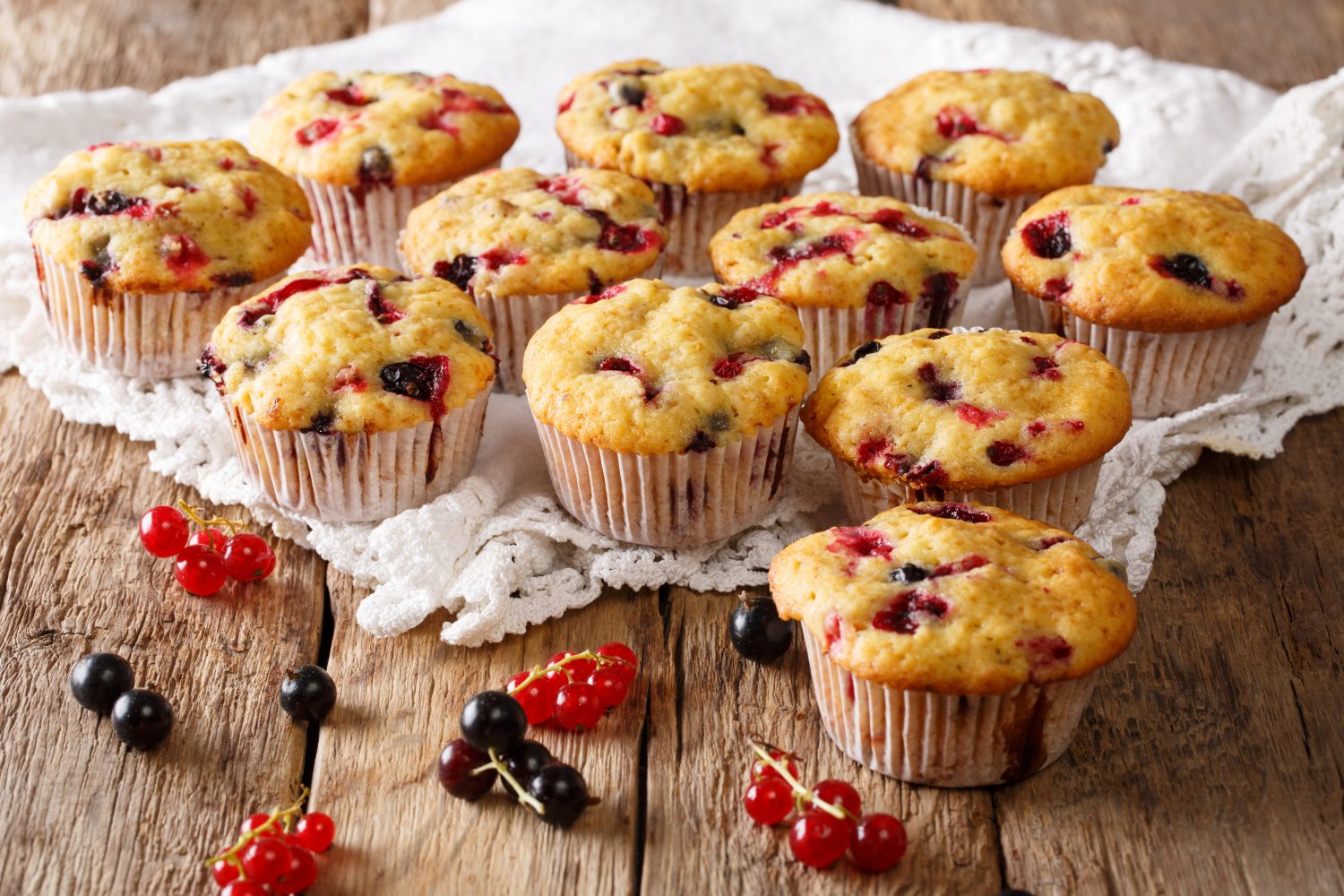 muffiny s rybízem