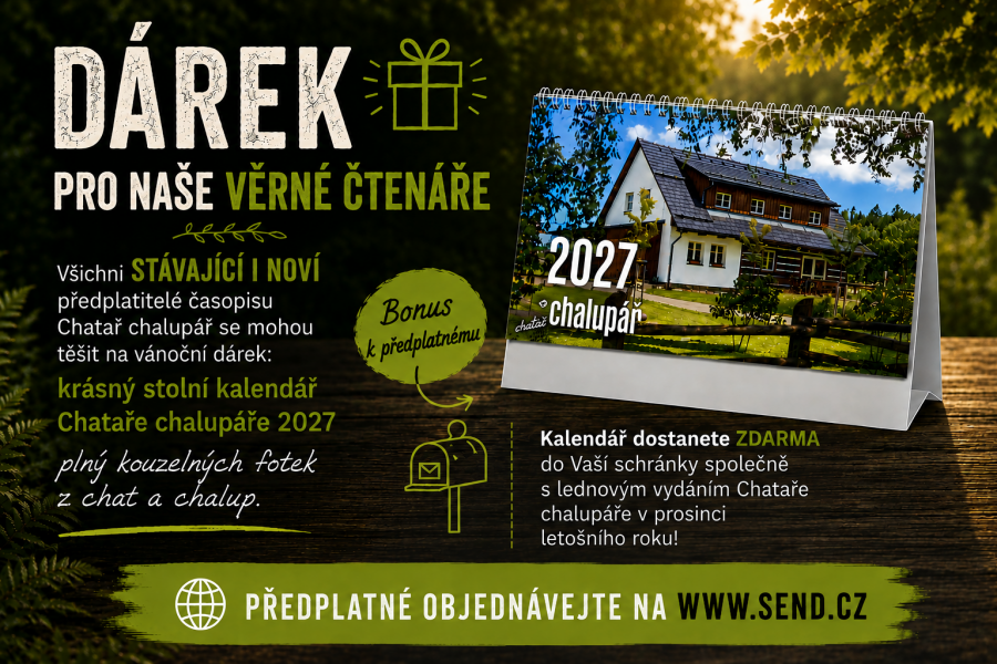 Kalendář Chatař chalupář 2027